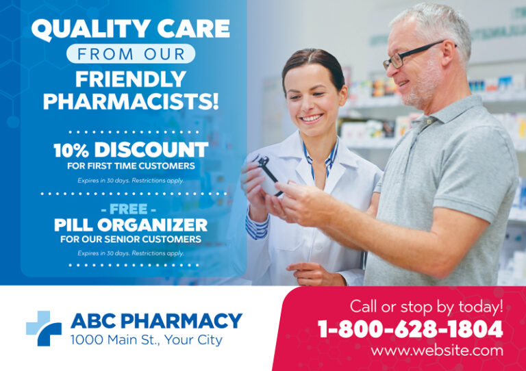 New Mover Pharmacy Postcard