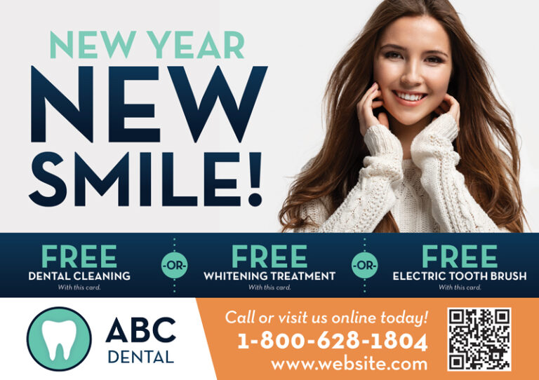 New Year Holiday Cleaning Dentist Marketing