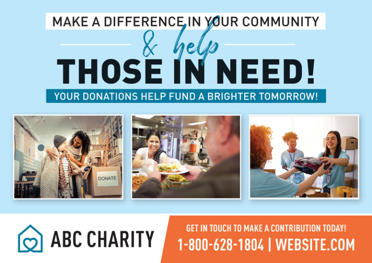 Nonprofit Direct Mail Design Sample