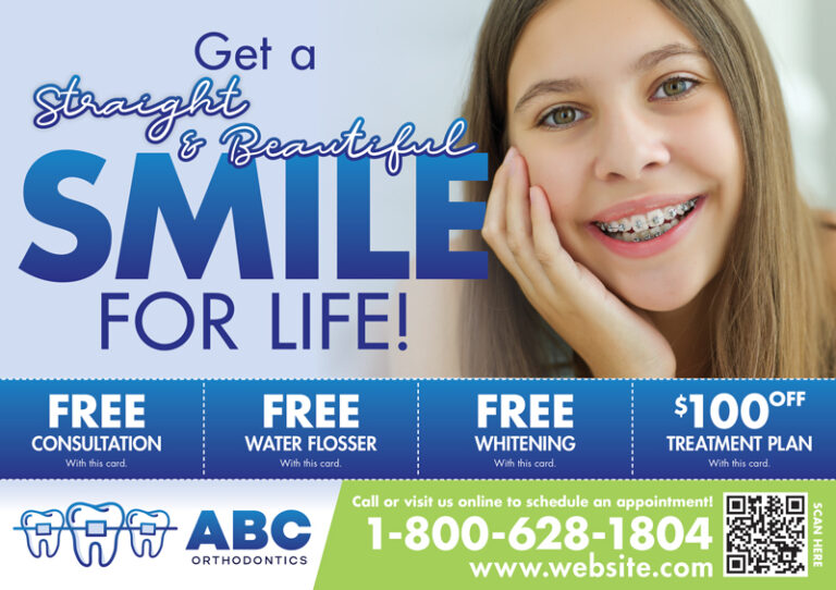 Orthodontic Postcard Sample