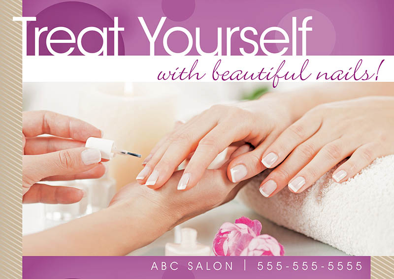 Pampering Spa Marketing Postcard Design