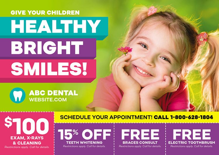 91 Brilliant Dentist Direct Mail Postcard Advertising Examples