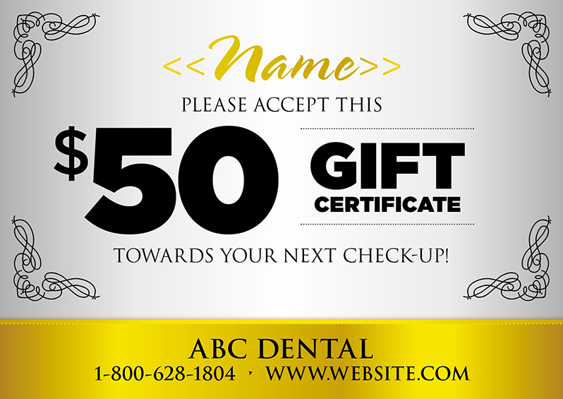 Personalized Dental Card