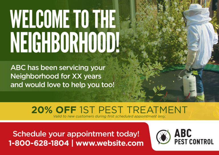 Pest Control Marketing Series Postcard 3
