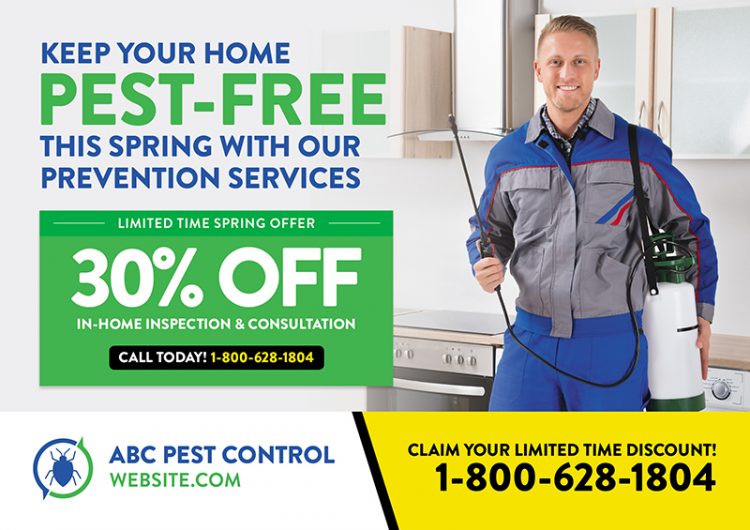 16 Brilliant Pest Control Direct Mail Postcard Advertising Examples