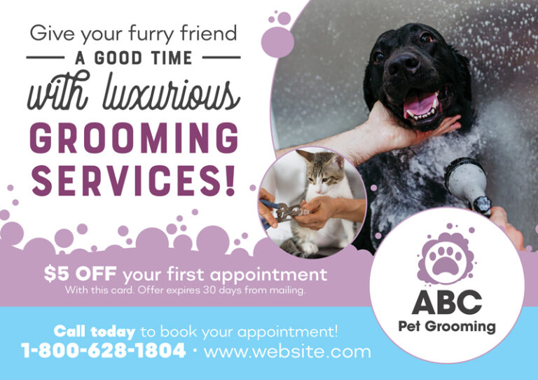 Pet Grooming Mailer