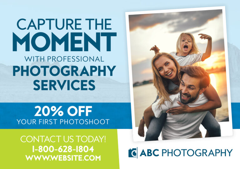 Photographer Postcard Design