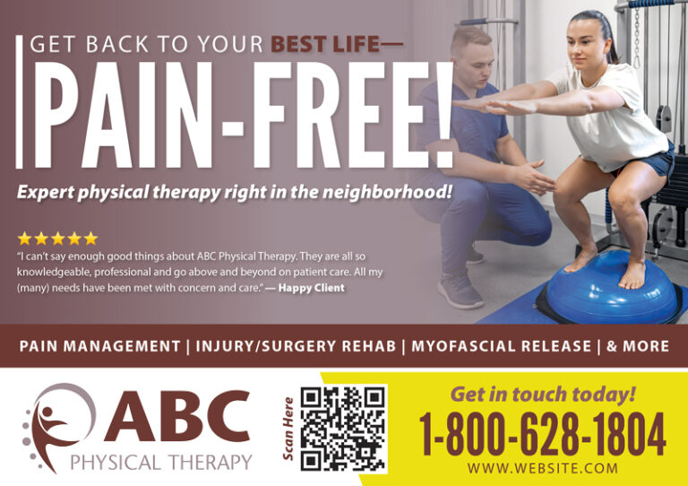 Physical Therapy Back Pain Marketing Sample