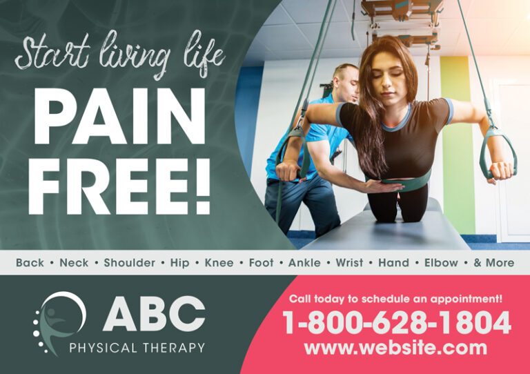 Physical Therapy Marketing Promotional Mailer