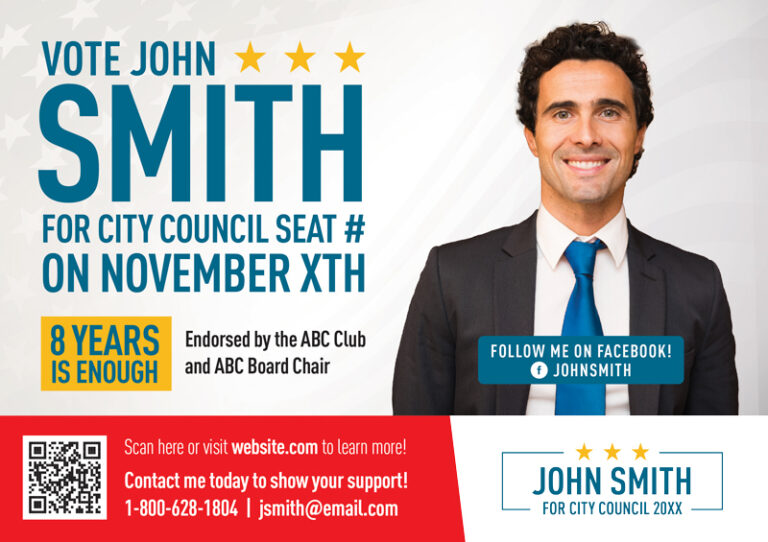 Political Election Campaign Mailer