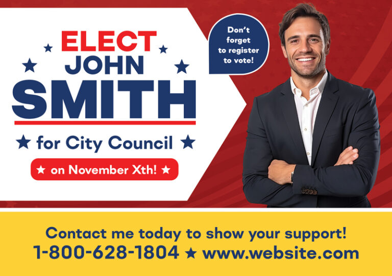 Political Election Postcard