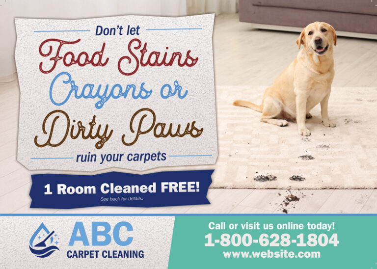 Postcard Design For Carpet Cleaning