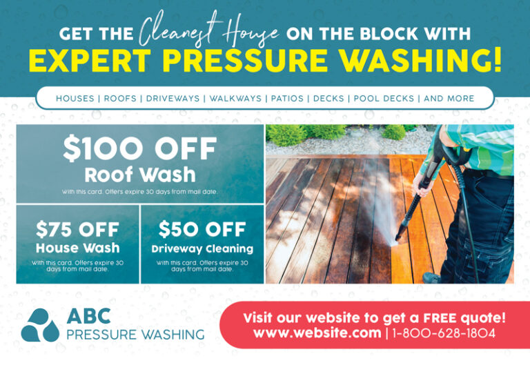 Pressure Washing Advertising Ideas