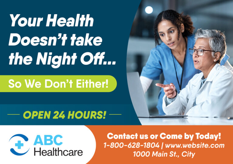 Private Practice Promotional Mailer Example