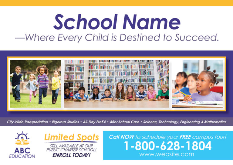 Private School Postcard Sample