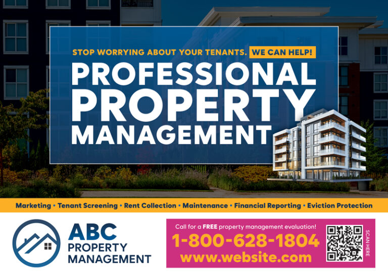 Property Management Postcard Ideas