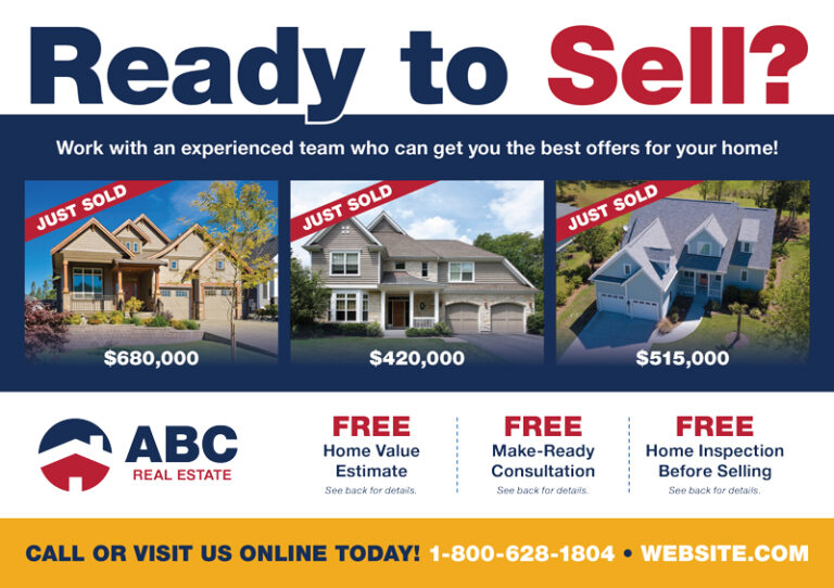 Ready to Sell Real Estate Postcard