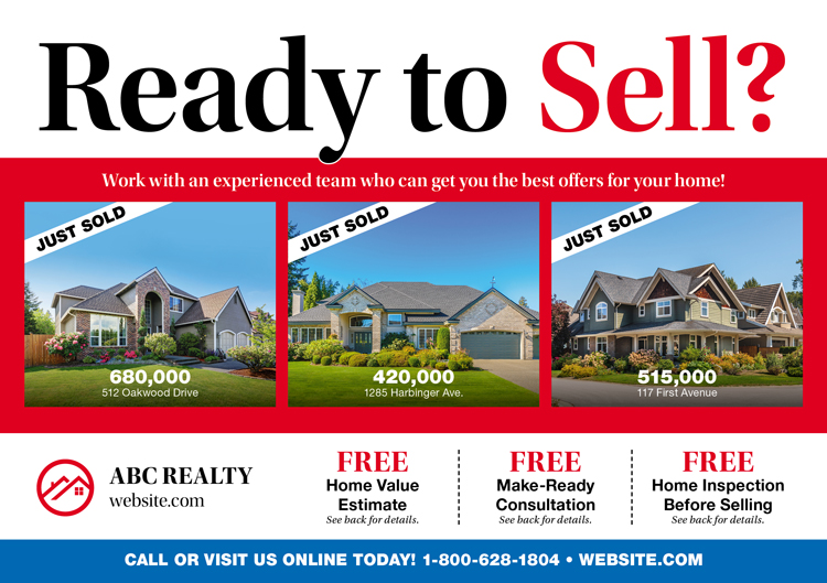 Ready to Sell Real Estate Postcard