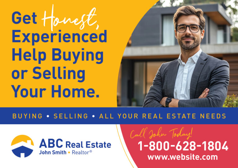 Real Estate Agent Postcards