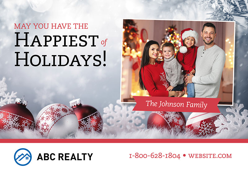 Real Estate Christmas Postcards