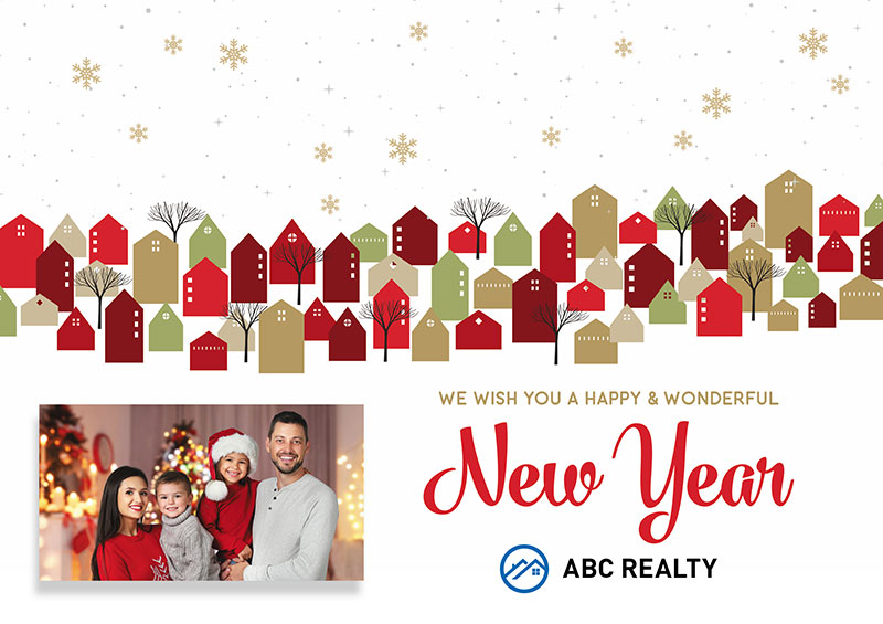 Real Estate Happy New Year Cards