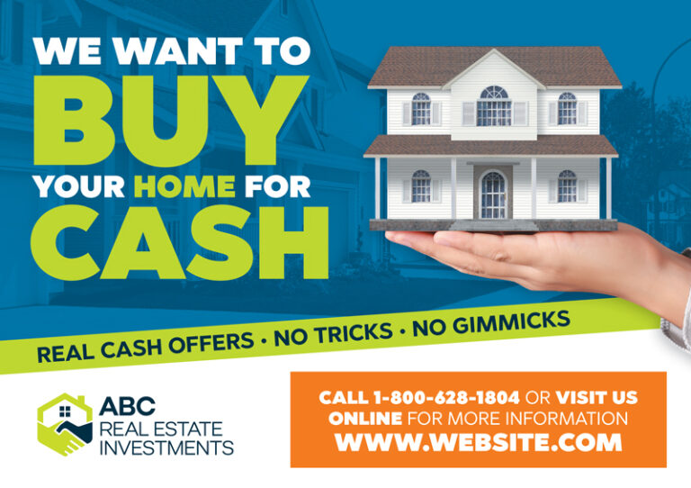 Real Estate Investor Postcard Design