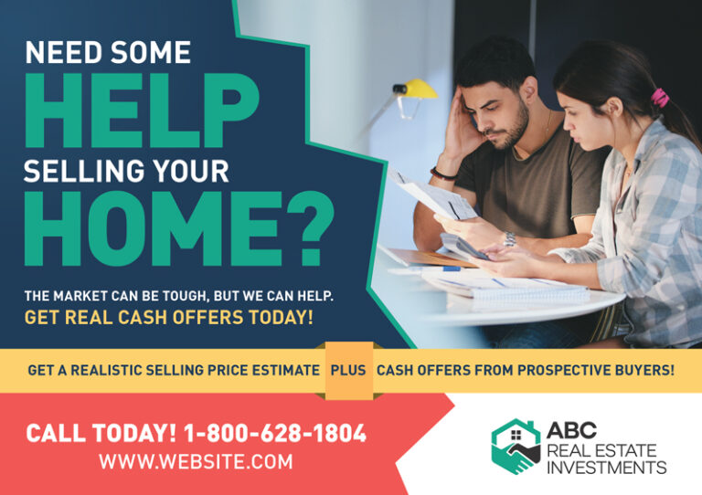 Real Estate Investors Postcard Templates