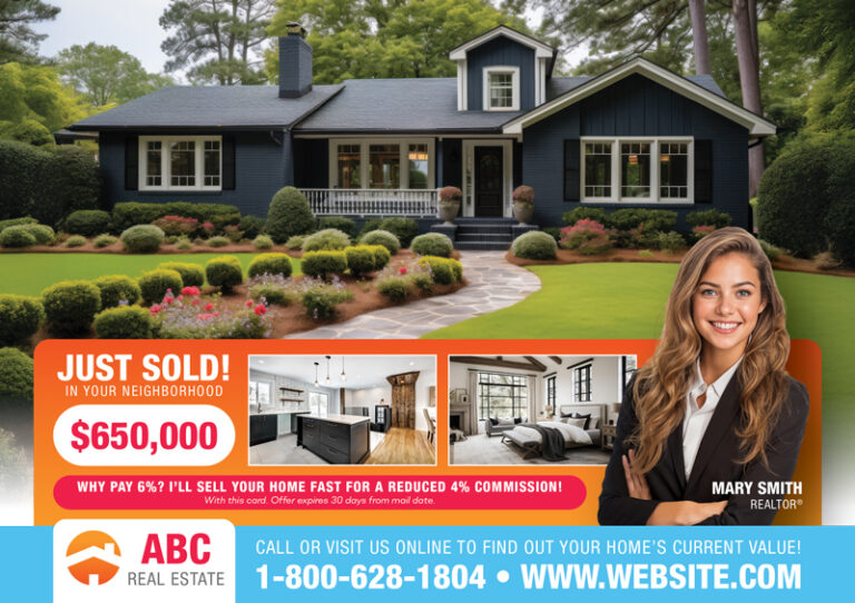 Real Estate Just Sold by Postcard