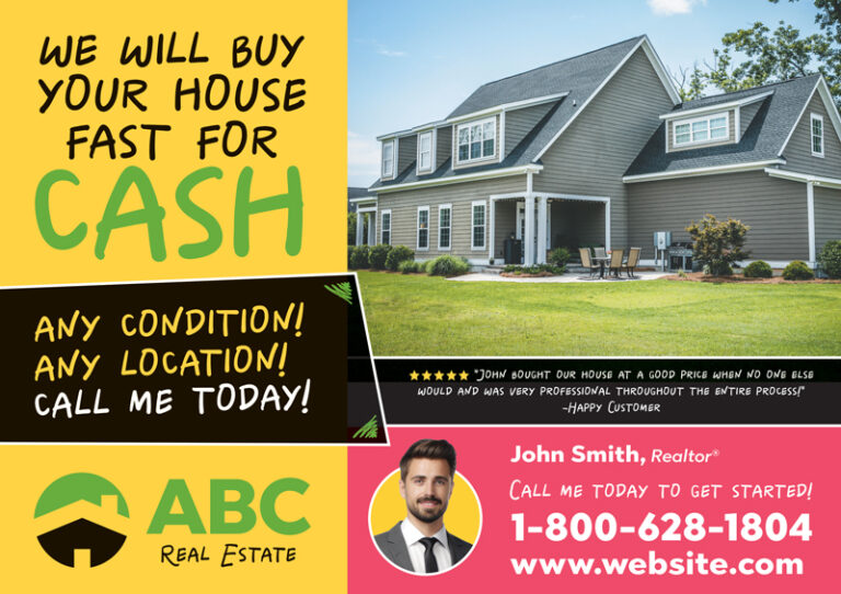 Real Estate Postcard Designs