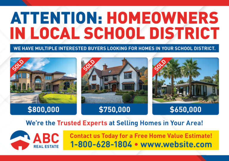 Real Estate School District Buyer Postcard
