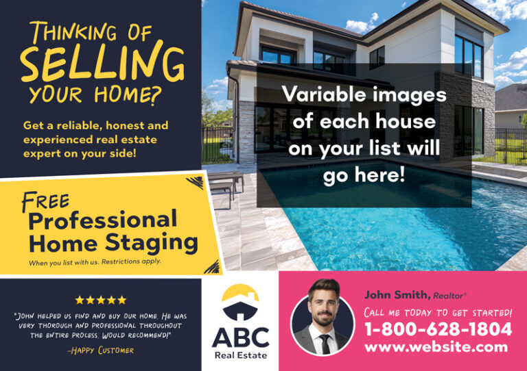 Real Estate Variable Home Image Mailer