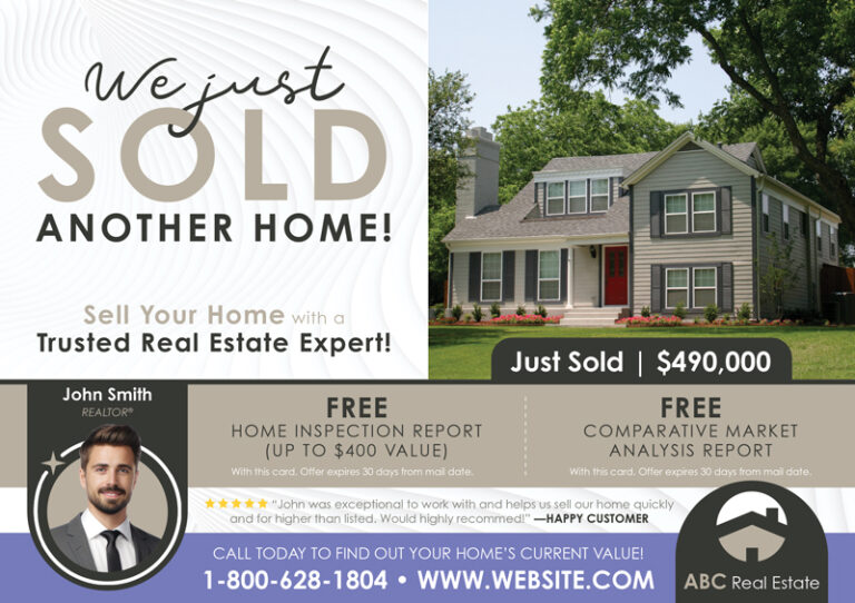 Realtor Just Sold Marketing Ideas
