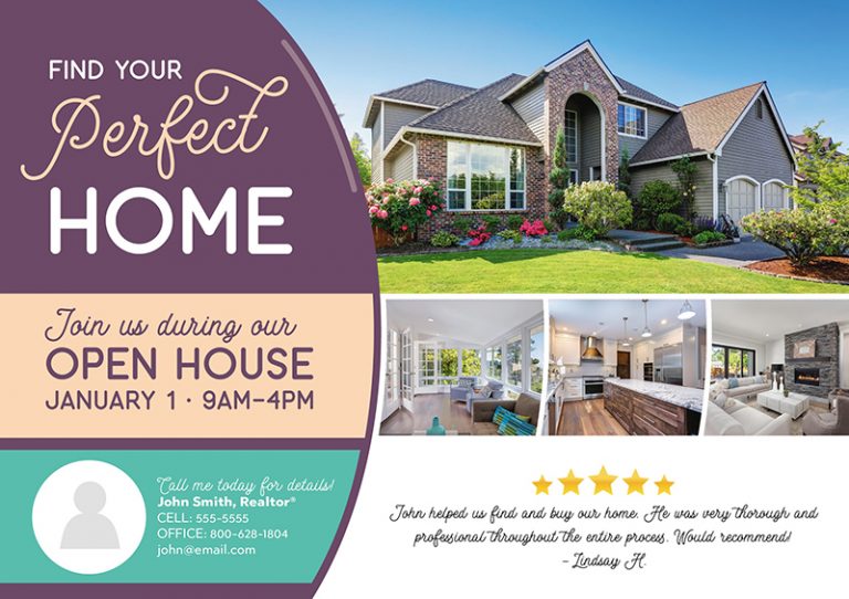 Realtor Open House Postcards
