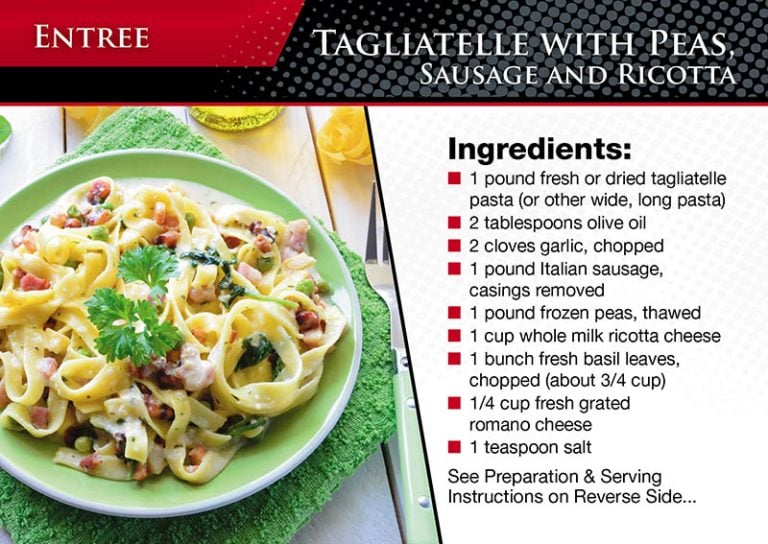 Recipe Postcard Marketing Ideas