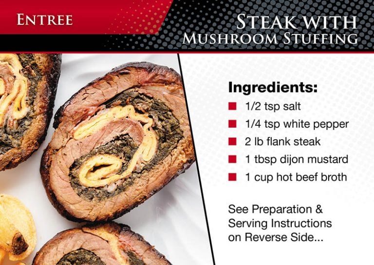 Recipe Postcard Marketing Sample
