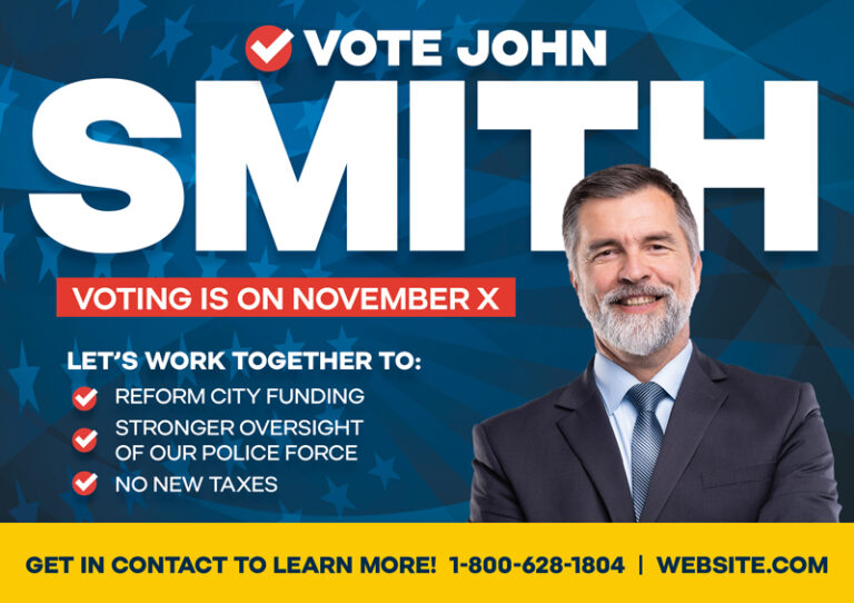 Remember to Vote Political Mailer