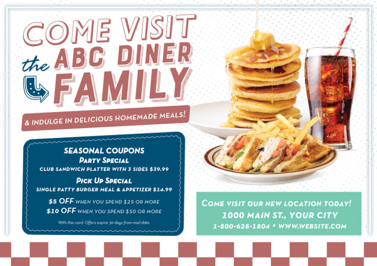 Restaurant Promotional Mailer