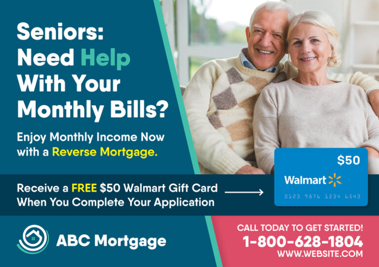 Reverse Mortgage Direct Mail Postcard Series 2