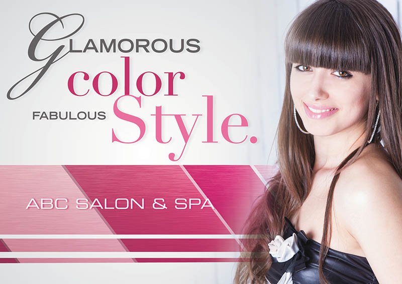 Salon Marketing Postcard Idea