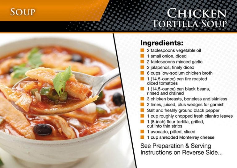 Sample Of Recipe Postcard Marketing Ideas