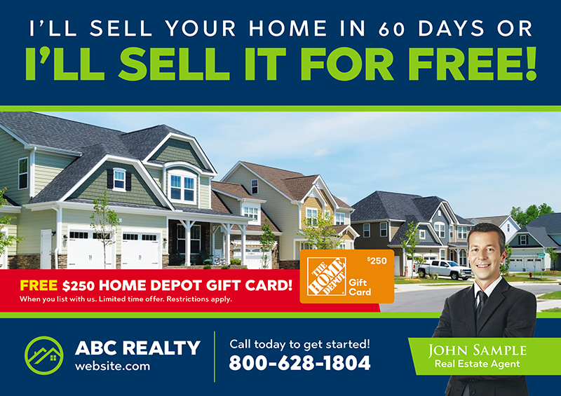 Sell Your Home Postcard Marketing