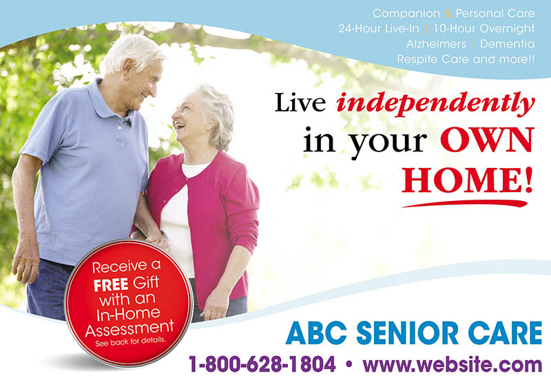 Senior Care Advertising Example