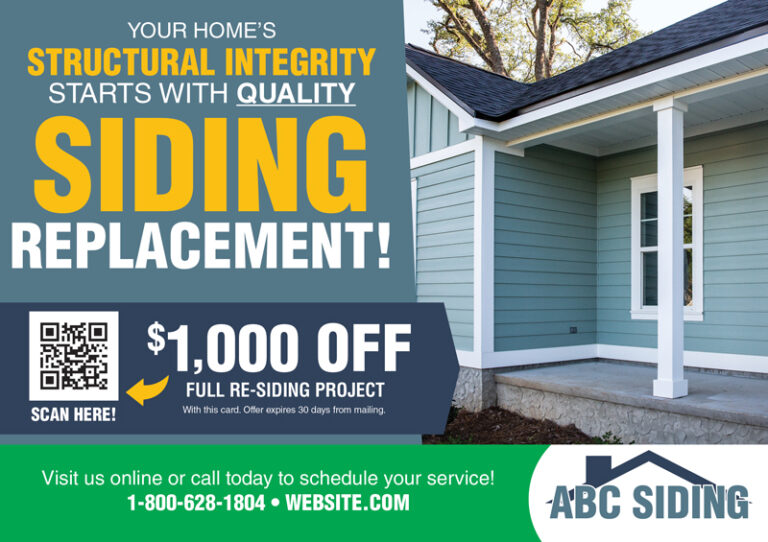 Siding and Re-signing Postcard
