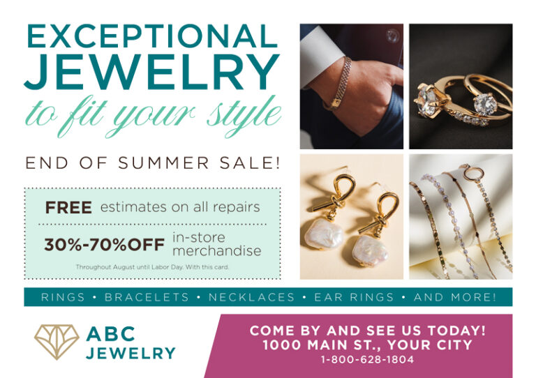 Simple Jewelry Marketing Ad