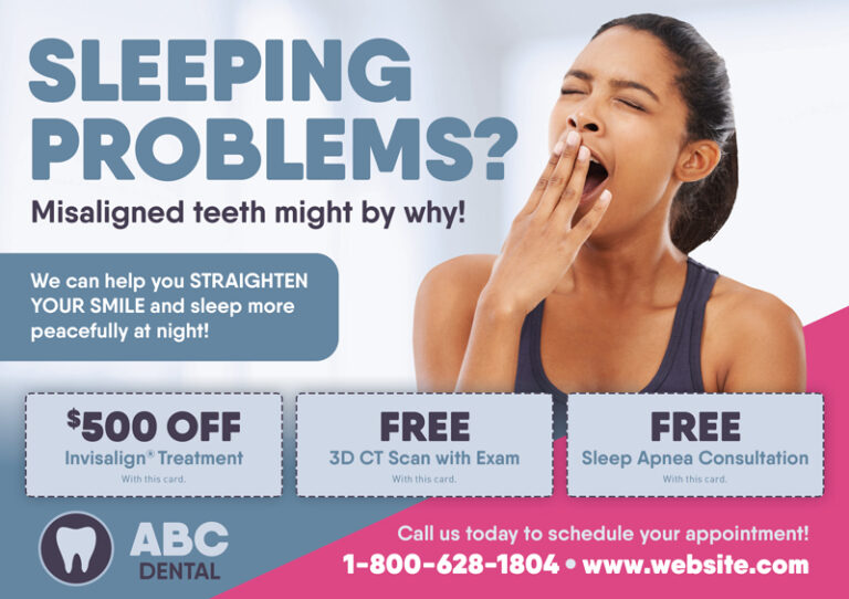 Sleep Apnea Dental Postcard