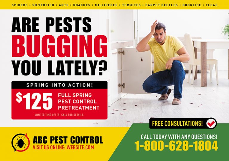 Spring Pest Extermination Mailer