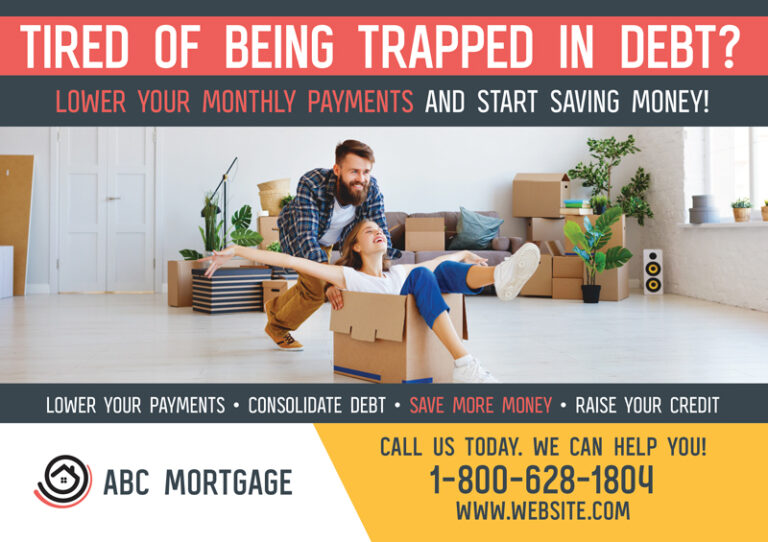 Sub-prime Mortgage Marketing Postcard