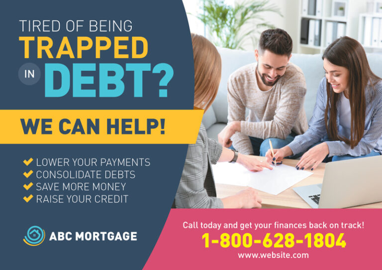 Sub-prime Mortgage Marketing Postcard Sample