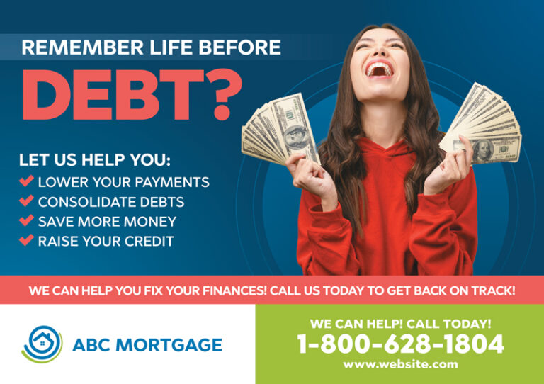 Sub-prime Mortgage Postcard Sample