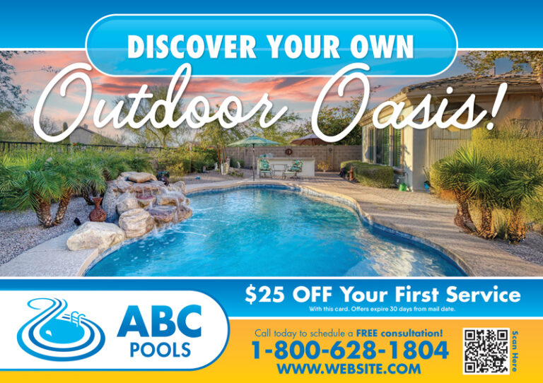 Swimming Pool Pavers Promotional Mailer